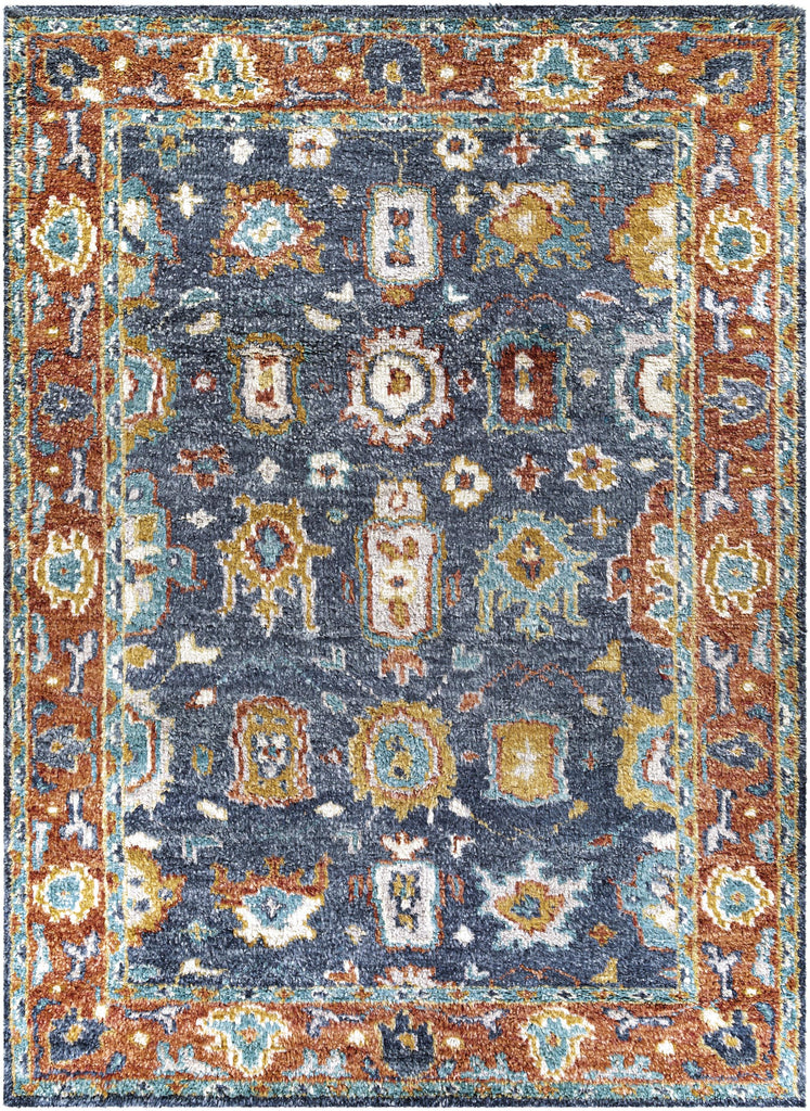 Surya Marrakech MRK-2303 Aqua Brick Red 2' x 3' Rug