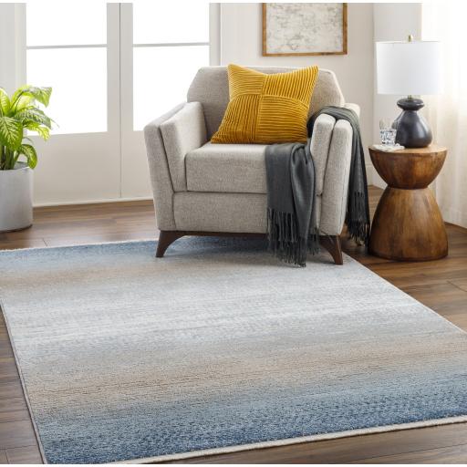 Surya Masha MHA-2308 Cream Dark Blue 2' x 2'11" Rug