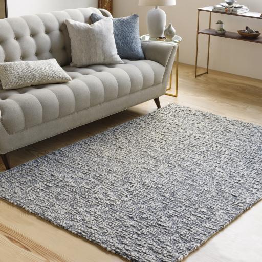 Surya Mayfair MFR-2301 Dark Blue Off-White 5' x 7'6" Rug