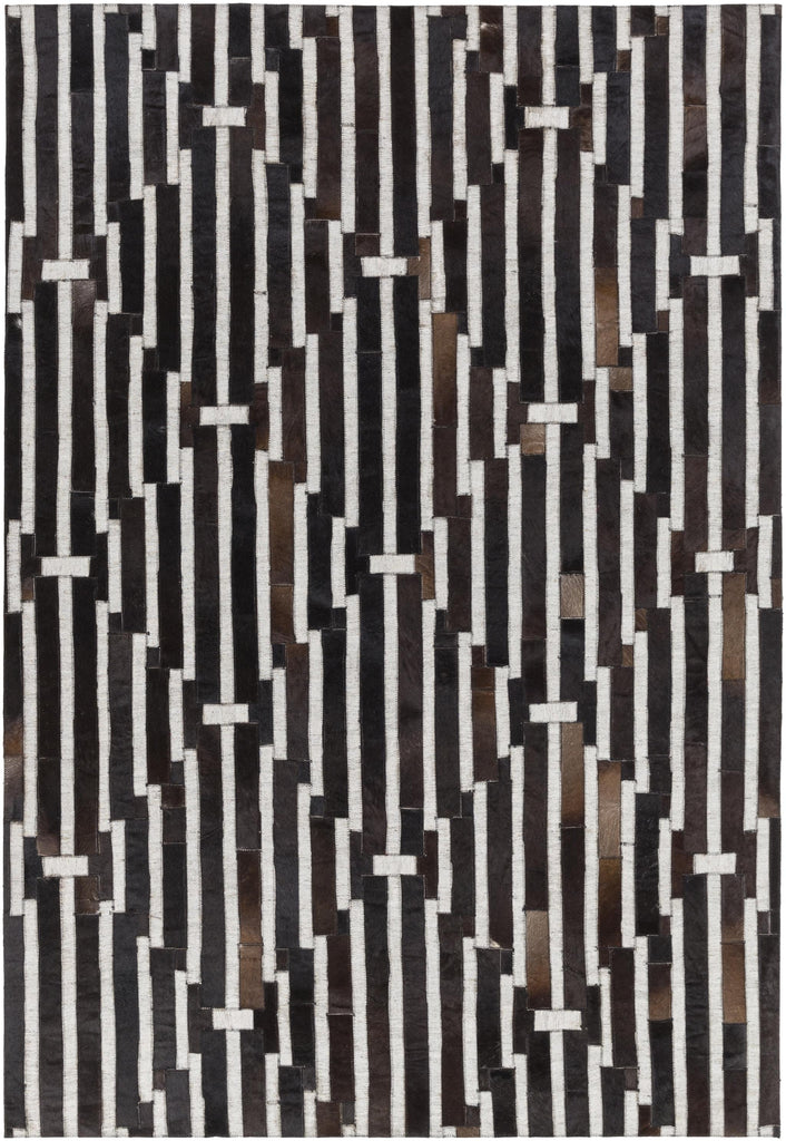 Surya Medora MOD-1017 Black Dark Brown 2' x 3' Rug