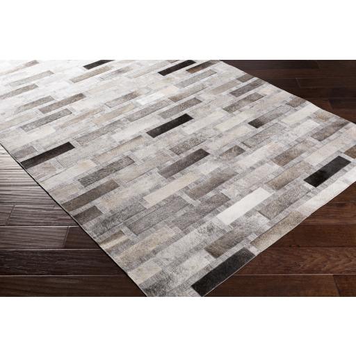 Surya Medora MOD-1023 Black Dark Brown 8' x 10' Rug