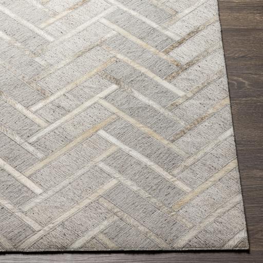 Surya Medora MOD-1026 Cream Light Gray 2' x 3' Rug