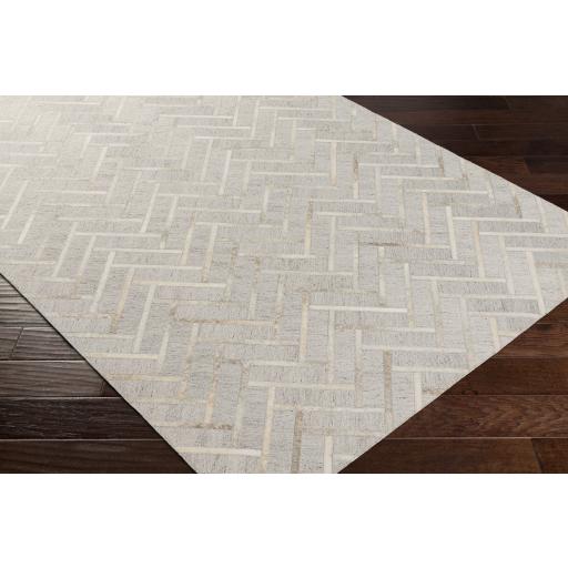 Surya Medora MOD-1026 Cream Light Gray 2' x 3' Rug