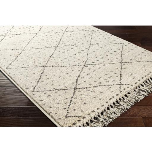 Surya Meknes MEK-1004 Charcoal Cream 2' x 3' Rug