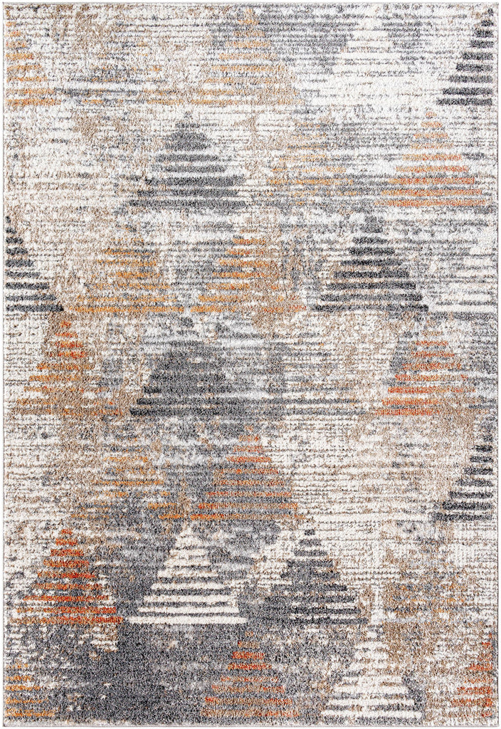 Surya Merengue MRG-2302 Charcoal Light Brown 5'3" x 7' Rug