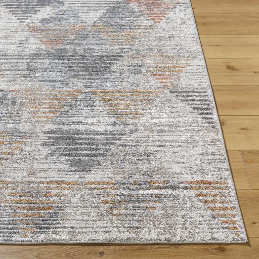 Surya Merengue MRG-2302 Charcoal Light Brown 5'3" x 7' Rug