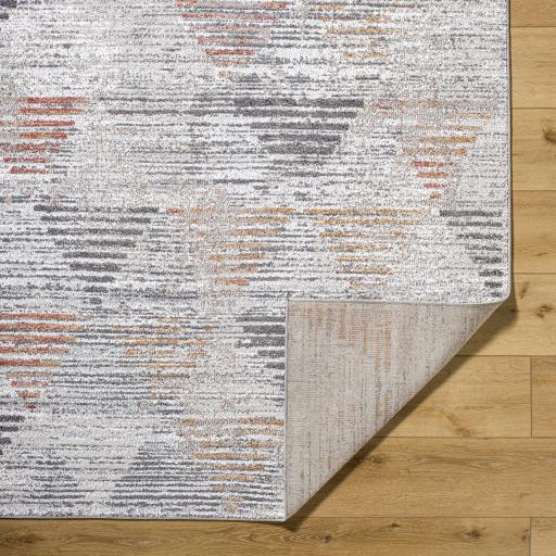 Surya Merengue MRG-2302 Charcoal Light Brown 5'3" x 7' Rug