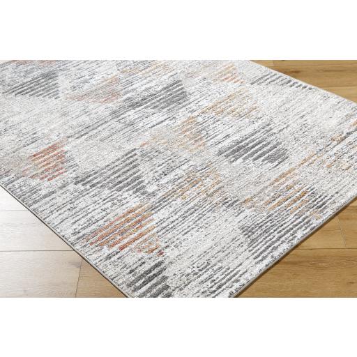 Surya Merengue MRG-2302 Charcoal Light Brown 5'3" x 7' Rug