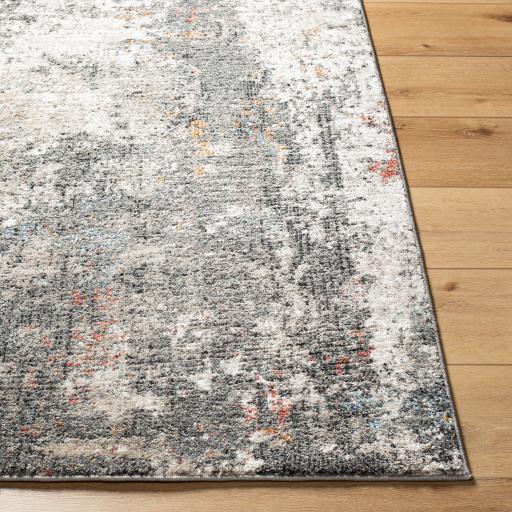 Surya Merengue MRG-2303 Brick Red Charcoal 5'3" x 7' Rug