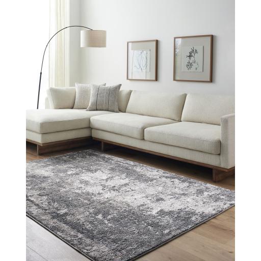 Surya Merengue MRG-2305 Charcoal Light Brown 5'3" x 7' Rug