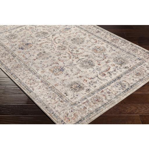 Surya Merit MEI-2300 Beige Burnt Orange 5'3" x 7'3" Rug