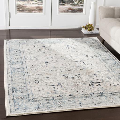 Surya Mesopotamia MEP-2304 Black Blue 2' x 2'11" Rug