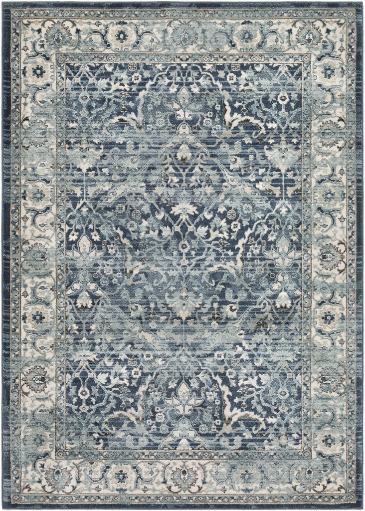 Surya Mesopotamia MEP-2306 Black Blue 2' x 2'11" Rug