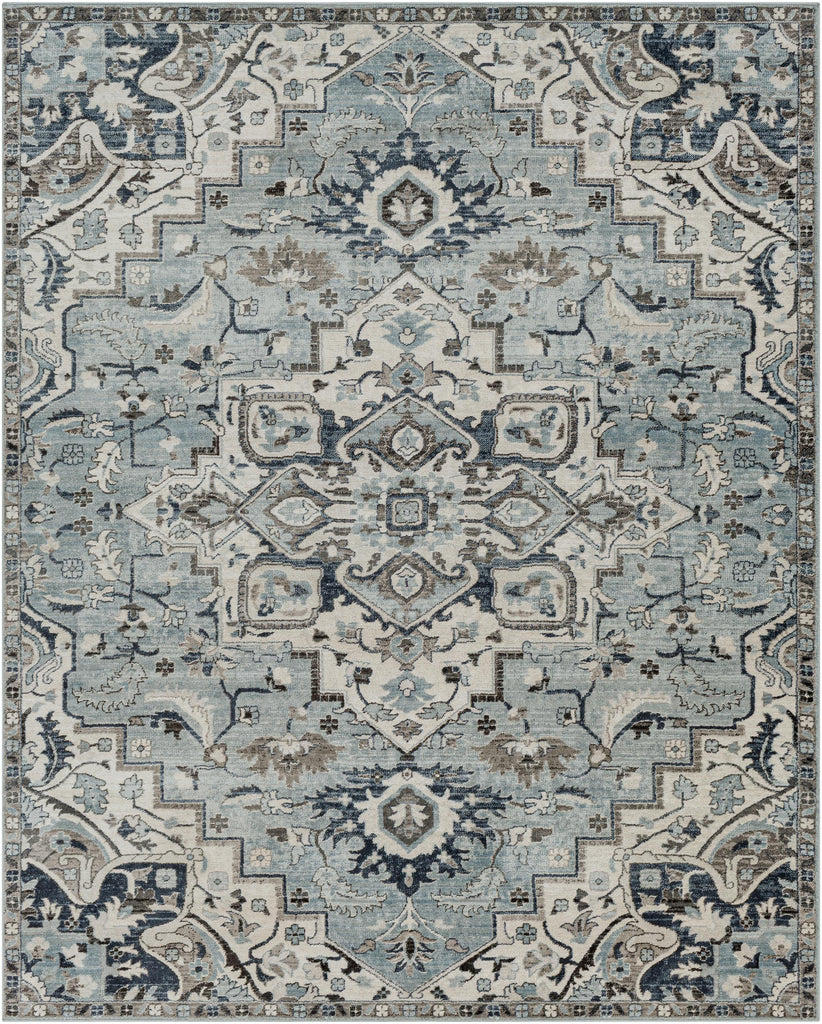 Surya Mesopotamia MEP-2311 Black Blue 2' x 2'11" Rug