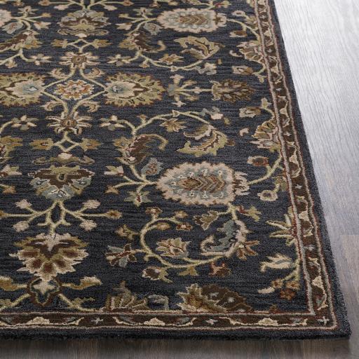 Surya Middleton AWMD-1000 Black Burgundy 2' x 3' Rug