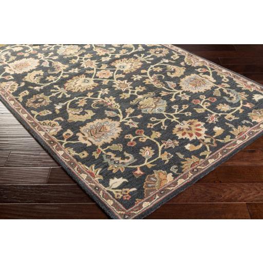 Surya Middleton AWMD-1000 Black Burgundy 2' x 3' Rug