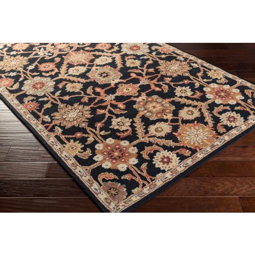 Surya Middleton AWMD-2073 Black Brick Red 2' x 3' Rug