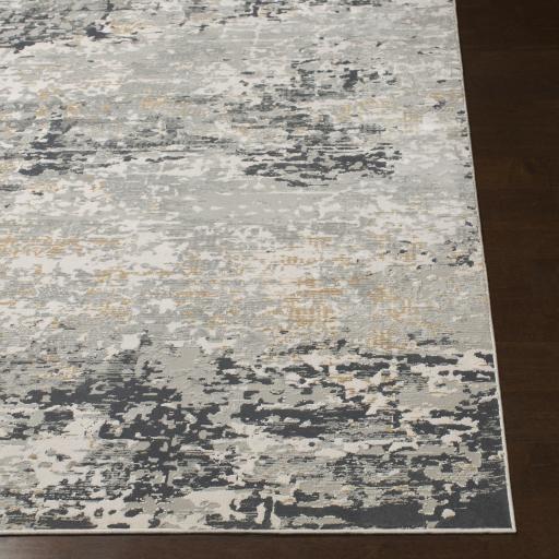 Surya Milano MLN-2301 Charcoal Gray 2' x 2'11" Rug