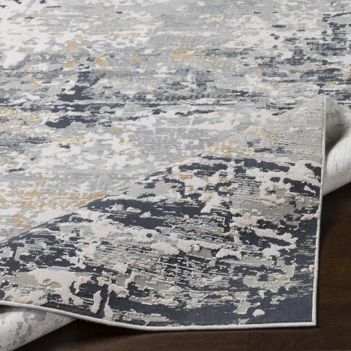 Surya Milano MLN-2301 Charcoal Gray 2' x 2'11" Rug