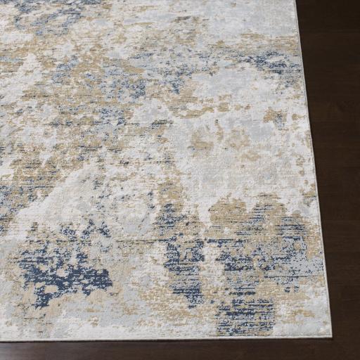 Surya Milano MLN-2302 Dark Blue Light Gray 2' x 3' Rug