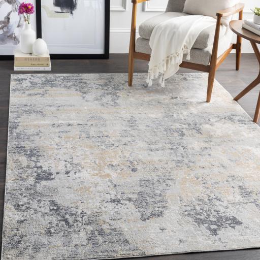 Surya Milano MLN-2303 Charcoal Gray 2' x 2'11" Rug