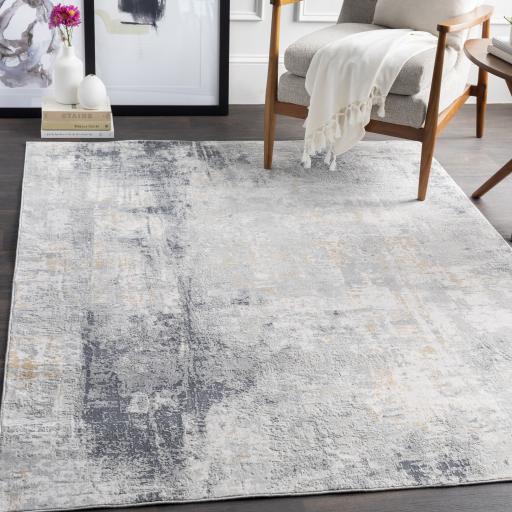 Surya Milano MLN-2304 Charcoal Gray 2'7" x 5' Rug