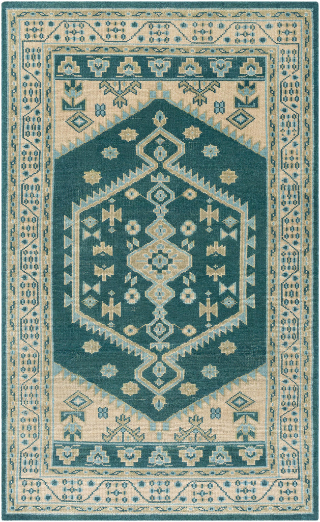 Surya Milas MSL-2301 Aqua Beige 5' x 7'6" Rug