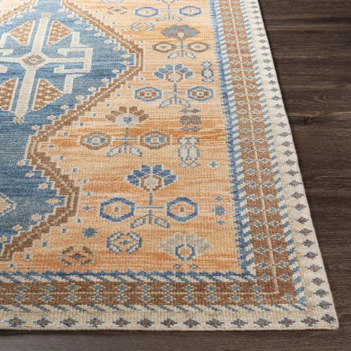 Surya Milas MSL-2302 Blue Brick Red 6' x 9' Rug