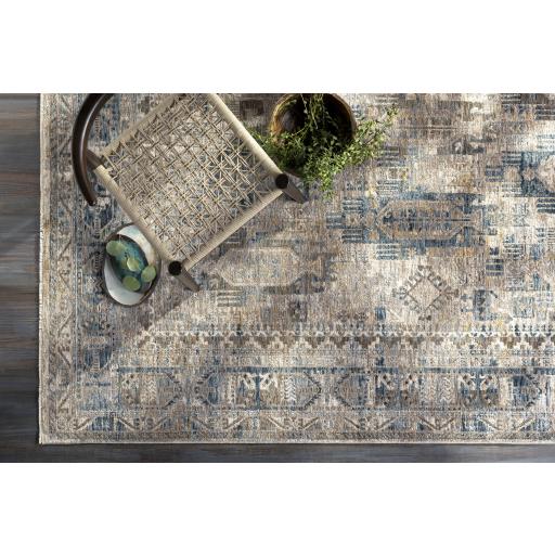 Surya Mirabel MBE-2302 Cream Dark Blue 10' x 13'11" Rug