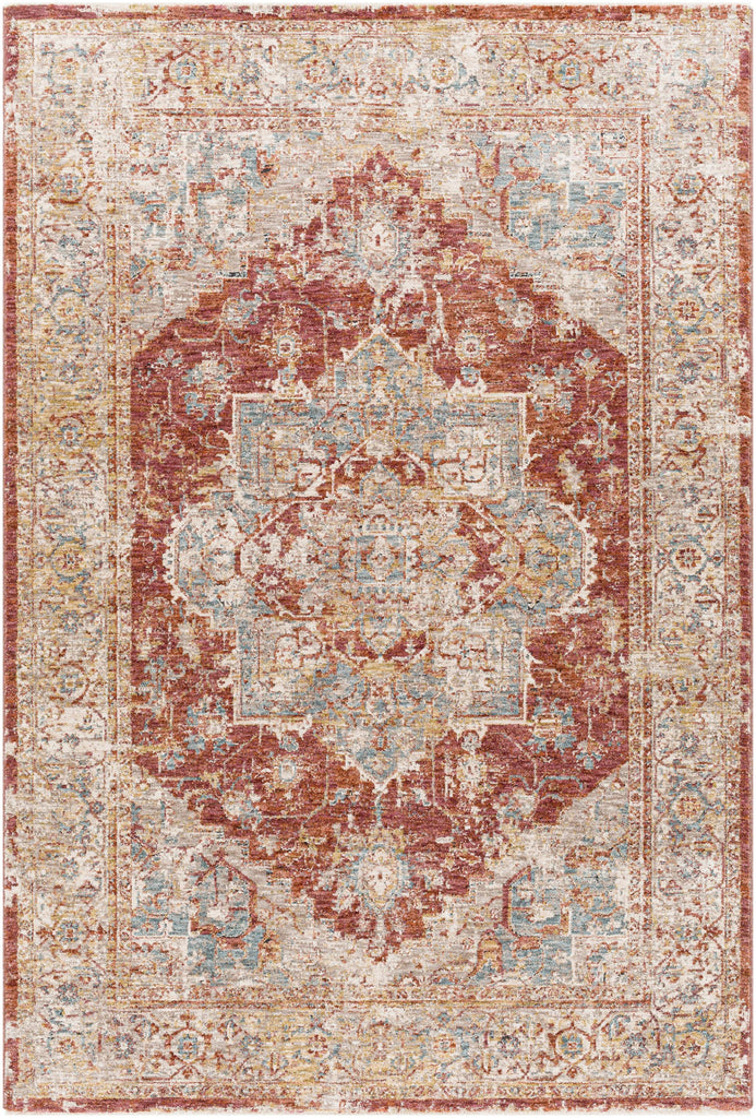 Surya Mirabel MBE-2311 Brick Red Charcoal 12' x 15' Rug