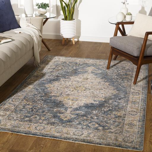 Surya Mirabel MBE-2317 Charcoal Light Beige 10' x 13'11" Rug