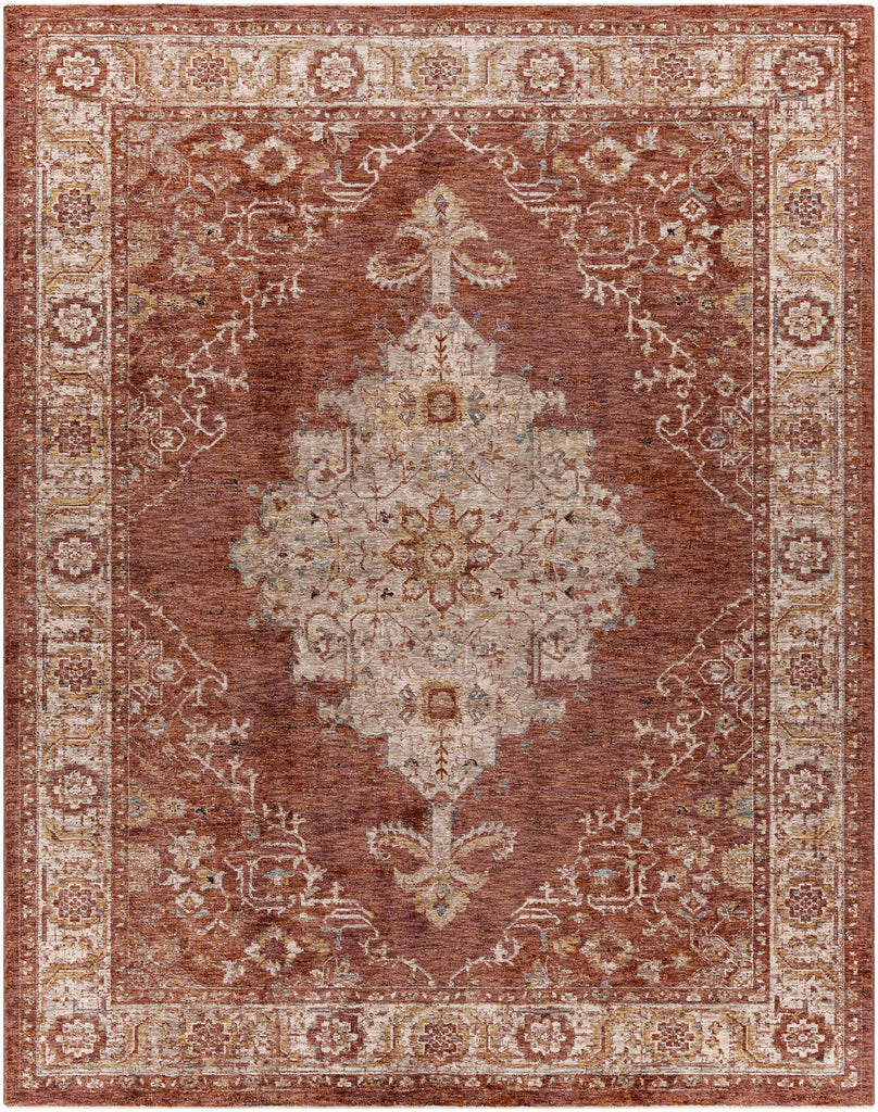 Surya Mirabel MBE-2318 Brick Red Charcoal 10' x 13'11" Rug