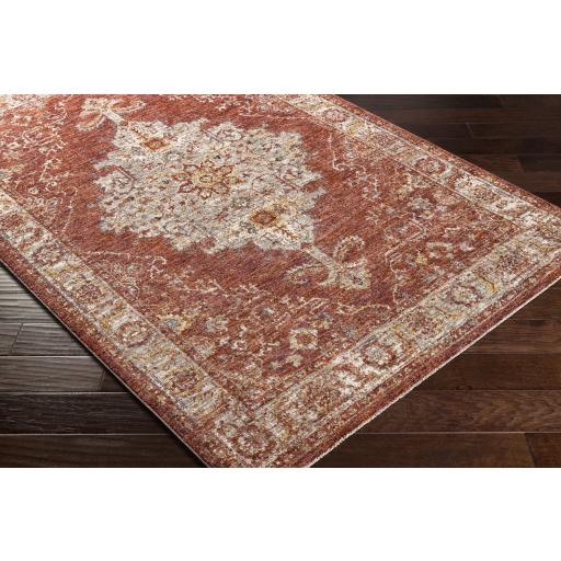 Surya Mirabel MBE-2318 Brick Red Charcoal 10' x 13'11" Rug