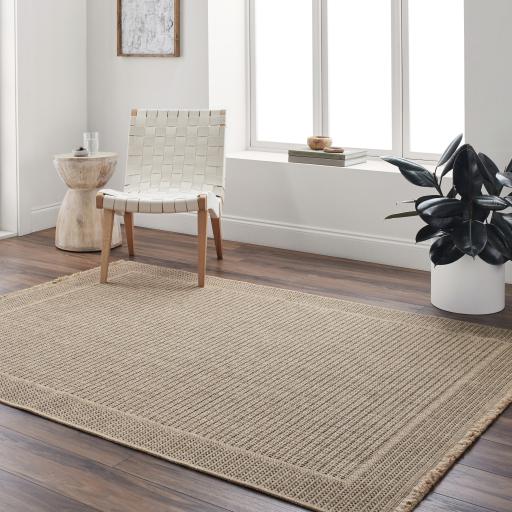 Surya Mirage MGE-2301 Black Tan 2'2" x 3'9" Rug