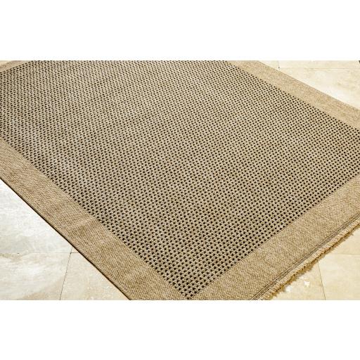 Surya Mirage MGE-2302 Black Tan 2'2" x 3'9" Rug