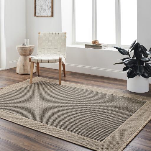 Surya Mirage MGE-2303 Black Tan 2'2" x 3'9" Rug