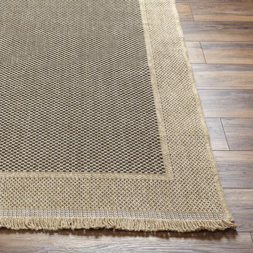 Surya Mirage MGE-2303 Black Tan 3'11" x 5'7" Rug