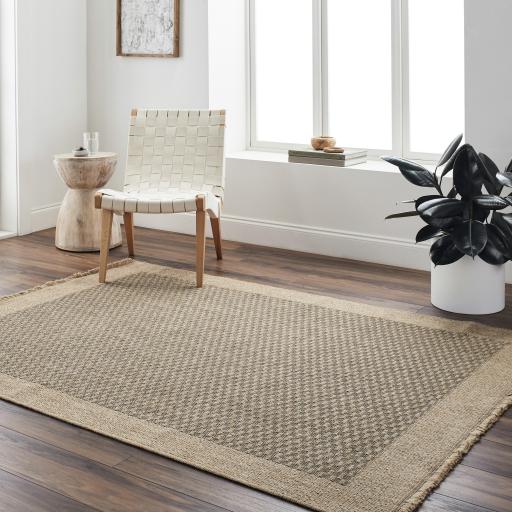 Surya Mirage MGE-2304 Black Tan 2'2" x 3'9" Rug