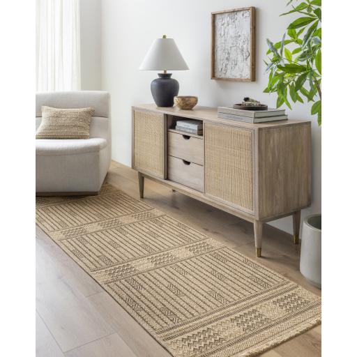 Surya Mirage MGE-2309 Dark Brown Tan 2'2" x 3'9" Rug