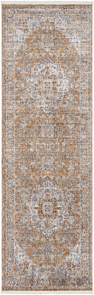 Surya Misterio MST-2301 Beige Brick Red 3'2" x 10' Rug