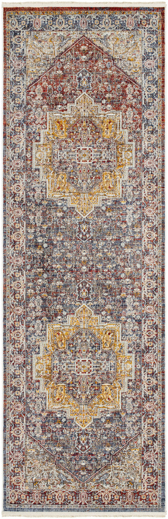 Surya Misterio MST-2303 Beige Brick Red 3'2" x 10' Rug