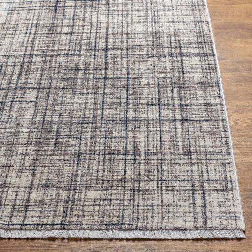 Surya Misterio MST-2304 Cream Dark Blue 3'2" x 10' Rug