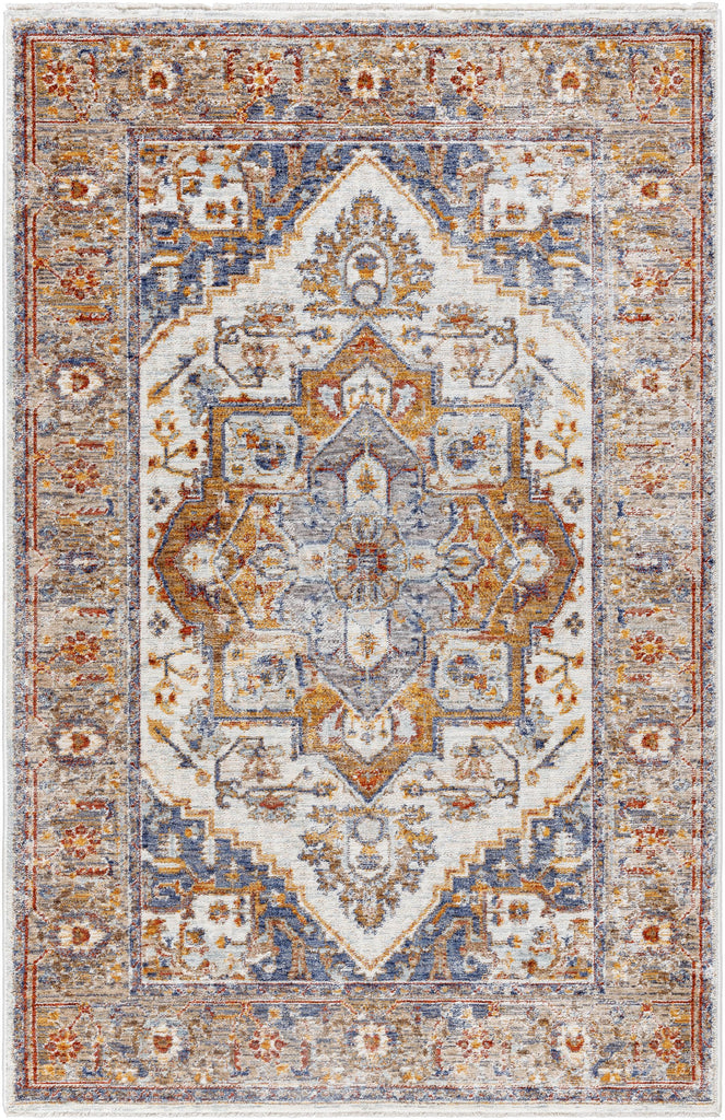 Surya Misterio MST-2306 Beige Brick Red 3'2" x 4'11" Rug