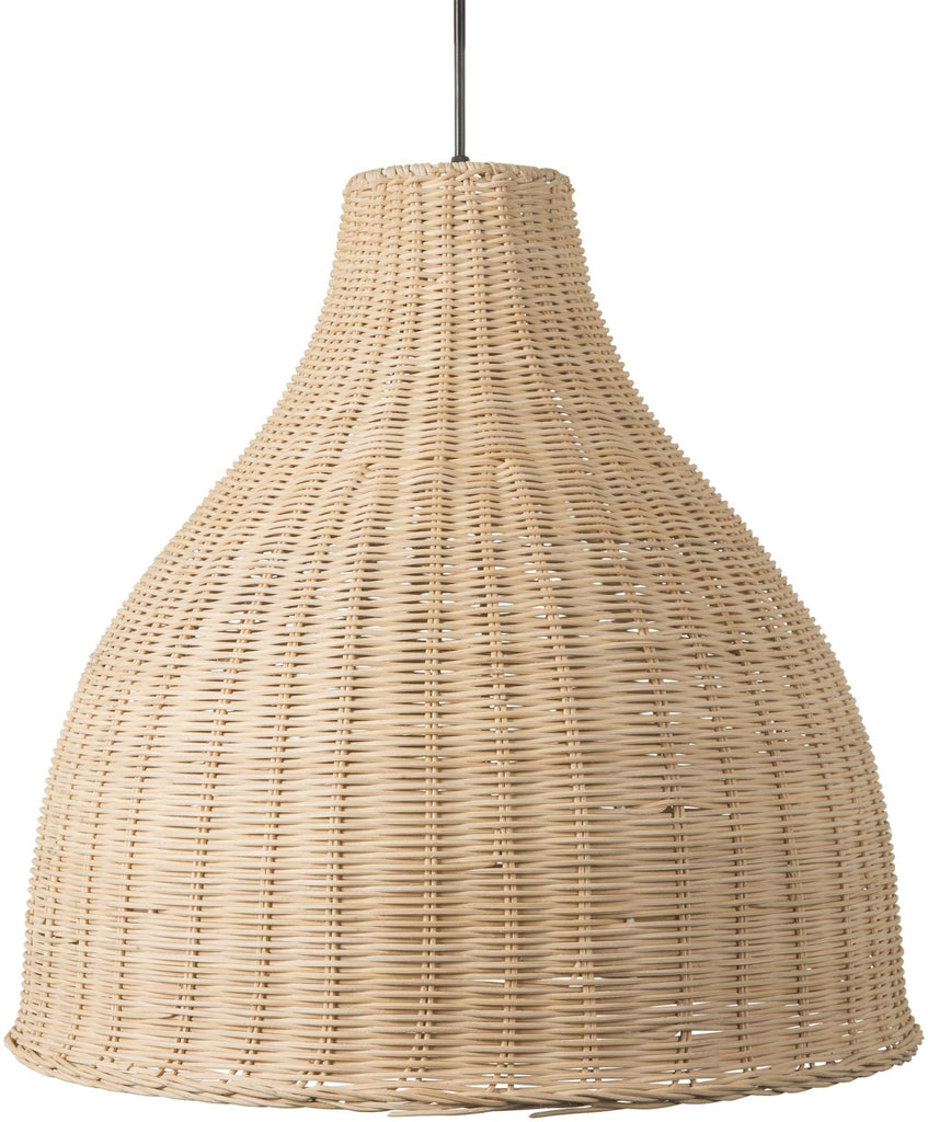 Surya Hakka HKA-001 Beige Black 20"L x 20"W x 76"H Lighting