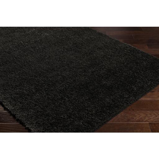 Surya Moda shag MOG-2301 Black 5'3" x 7' Rug