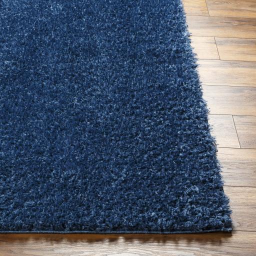 Surya Moda shag MOG-2303 Dark Blue 5'3" x 7' Rug