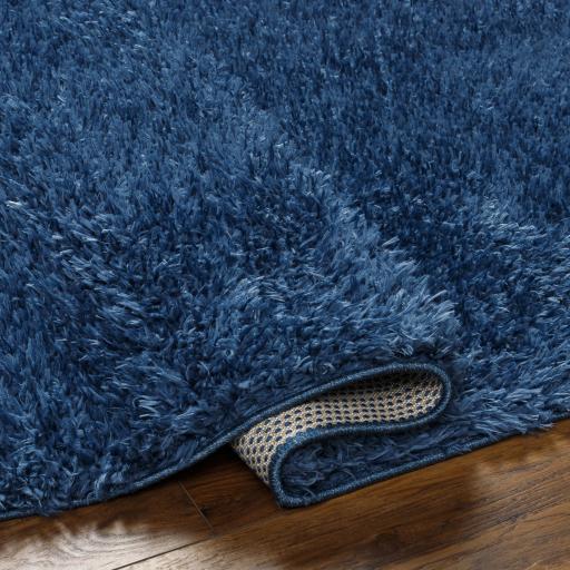 Surya Moda shag MOG-2303 Dark Blue 5'3" x 7' Rug