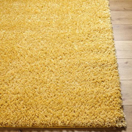 Surya Moda shag MOG-2305 Mustard 5'3" x 7' Rug