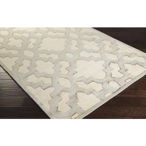 Surya Modern Classics CAN-2041 Gray Ivory 2'6" x 8' Rug