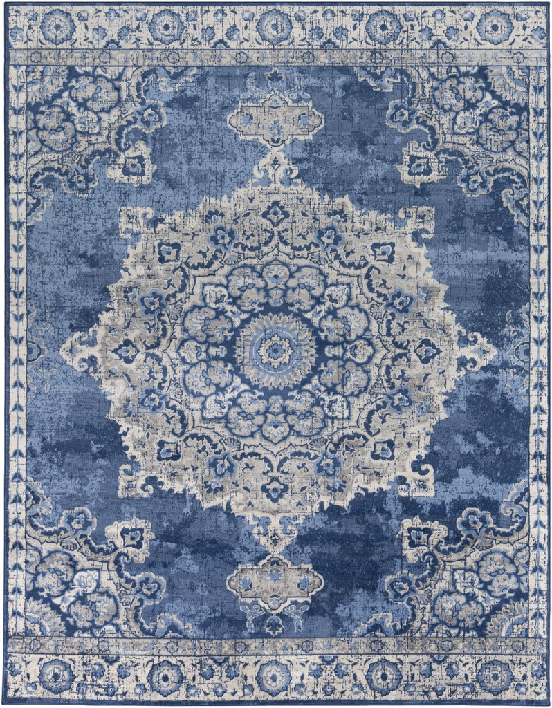 Surya Monaco MOC-2300 Denim Gray 2'7" x 7'3" Rug